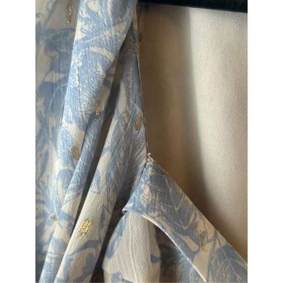 Express chiffon balloon sleeve romantic blouse S - Picture 10 of 10